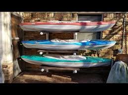 A simple and easy to make diy kayak rack. You Can Build The Best Kayak Storage Rack Cheap Easy Youtube