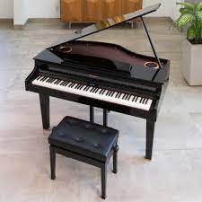 The center of the floor should be covered with an acoustically absorbent surface, such as a carpet or rug. Roland Cg 1 Mini Grand Digital Piano Bundle Costco