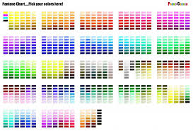 Pantone Color Book Pdf New Pantone Color Chart Pantone