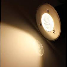 Garden Deck 3000k Warm White In Ground Well Lights Led Low Voltage Pathway Light 12v Ac Dc Romwish Led Landscape Light 5w Outdoor Lighting 1 Pack Ip67 Waterproof For Driveway Lighting Landscape Lighting