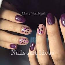 Apply colors from blue to purple in gradation, so that when you dab it onto your nails, it will create an ombre effect. Great Classy Short Nails Art Designs Nailsart Purple Nail Art Designs Purple Nail Art Purple Nail Designs