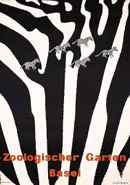 Stunning Original 1940s Zoo Basel Poster Plakat Barth Eclectic Art Basel Zoo