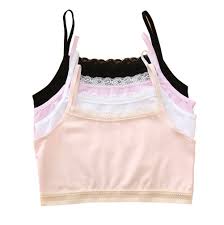 Age 8 12 Budding Girls Lace Training Bra Beginner Bralette Non Pads Cotton Crop Tops Training Bra Cotton Crop Top Bra