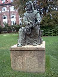 St Benedict Taking Notes Of Our Arrival At St Anselm College Beautiful Places To Travel College Visit Beautiful Places