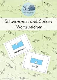 Schwimmen Und Sinken Wortspeicher Unterrichtsmaterial In Den Fachern Deutsch Sachunterricht In 2020 Sinken Unterrichtsmaterial Sachunterricht Grundschule