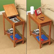 Chair Side Storage Table Hidden Storage Side Table Storage Chair Side Table With Storage