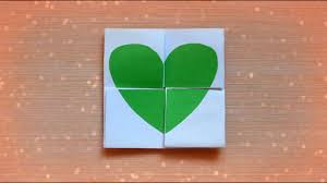 I created a video for you in which i show you how to make these christmas endless cards. Easy Diy Never Ending Card Heart Endless Card Maison Zizou Youtube