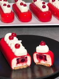 Recette Buchettes Fingers Entremets Coco Fruits Rouges Framboise Myrtille Cassis Recette Framboise Dessert Gastronomique Gateau Fruits Rouges