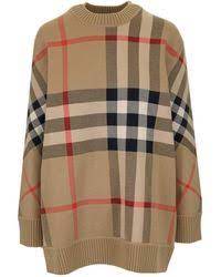 Shop from a variety of sartorial gloves, bucket hats and baseball caps in leather and iconic check. Burberry Knitwear For Women Up To 63 Off At Lyst Com