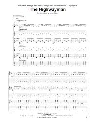 the highwayman sheet music to download