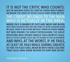 When it came time to name her new book, daring greatly: Ignore Critics That Don T Do Theodore Roosevelt Quotes Inspirational Quotes Brene Brown Quotes