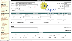 Sql Ledger Web Based Multiuser Double Entry Accounting