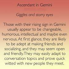 They have different focal points of looking at the world, but that, in itself, is a positive sign, as it empowers them to learn a number of things from. Gemini Rising Source Imstuckinarutastrology Because She Is One Of The Best Around If You Don T Know What Your Placements Gemini Ascendant Astrology Gemini