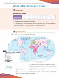 Lección 1 componentes naturales de la tierra. Leccion 1 Como Es La Poblacion En El Mundo Ayuda Para Tu Tarea De Geografia Cuaderno De Actividades Sep Primaria Sexto Respuestas Y Explicaciones