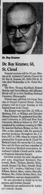 Dr Roy Kenneth Kramer (1928-1996)