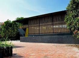 A Bamboo Pavilion For Yogic Martial Arts In Bangalore India By Samvad Design Studio Amazing Architecture Design Studio Bamboo Architecture