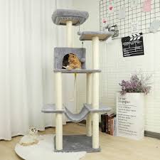 Gymax luxury cat tree cat tower for large cats w/sisal post & double cozy plush condos. Free Shipping Luxury Cat Tree Tower Pet Play House With Scratching Posts Luxury Cat Tree Tower Pet Play House With Scratching Posts