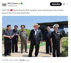 North Korea Strengthens Naval Power as Kim Jong Un Observes Cruise Missile Test