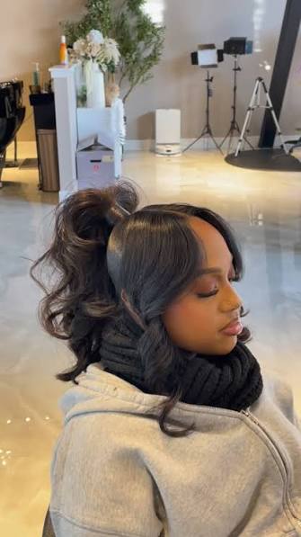 Ponytail Bang Hairstyles