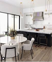 Black And White Kitchen Dining Set Open Concept Modern Kitchen Saarinen Dining Table Dining Table Marble Dining Room Small