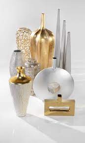 Pottery vases flower home interior decoration. Vases Table Floor Vases Home Interior Accessories Gold Decor Decor