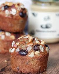 Banana Bread Muffins Aux Pepites De Chocolat Noir Et Beurre De Cacahuetes Sans Sucres Sans Mg Aj Muffins Pepite Chocolat Pepite Chocolat Beurre De Cacahuetes