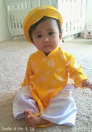 Baby Ao Dai With Hat Chinese Inspired Design For Lunar New Year Tet Ao Dai Chinese New Year Outfit Vietnamese Clothing