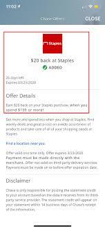 Subject to the flexiti cardholder agreement. Staples Chase Offer Off 0 Purchases Found On Biz Cards