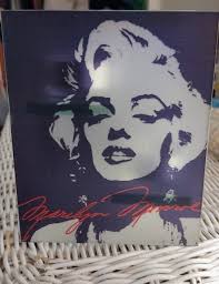 Rare Frosted Glass Marilyn Monroe Tea Light Candle Holder