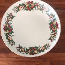 Lenox Chateau Center Handle Serving Tray/ Cake Plate/ 24K Gold