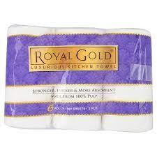 It is suitable for usage in maintaining the cleanliness of the household as well as on foodstuffs. Royal Gold 2 Ply Luxurious Kitchen Towel 6 Rolls 360 Sheets Tesco Groceries