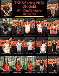 TKHS Spring OK Gold All-Conference Athletes