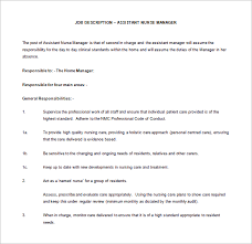 Mcn healthcare's job description library has over 600 job descriptions, and associated skills competencies and job descriptions include position title and job summary, essential job duties and responsibilities, supervisory authority, physical demands, and qualifications. 9 Assistant Manager Job Description Templates Free Sample Example Format Download Free Premium Templates