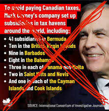 This is going around and I just wanted to correct the disinformation. Mark  Carney was the Chair for a company called Brookfield, which is an  investment firm that among other things, buys