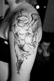 Stylish guardian angel tattoo on full sleeve. 140 Heavenly Angel Tattoos That Will Make You Believe