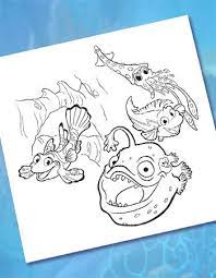 Printable colouring pages for kids. Splash And Bubbles Activities Pbs Kids