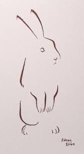 New Art Minimalist Bunny Ilustraciones De Animales Bocetos De Animales Dibujos
