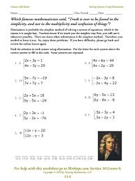 Systems Of Equations Systems Of Equations Equations Solving Linear Equations