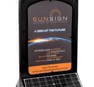 SunSign - Solar Powered Portable Display Sign - TAPCO ...