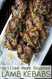 Grilled Lamb Kebabs Recipe Lamb Kebabs Kebab Recipes Summer Dinner Recipes Grill