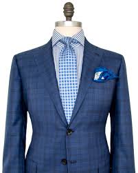 Men's button closure 2 piece 100% linen short sleeve dark navy shirt. Blue And Navy Plaid Suit Blue Plaid Suit Mens Fashion Suits Plaid Suit