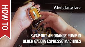 Coffee gaggia model 41276 machinery trader. How To Swap Out An Orange Pump In Older Gaggia Espresso Machines Youtube