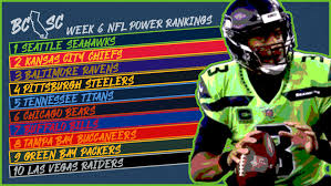 Where every team stands heading into week 6. Nfl Power Rankings Week 6 Best Coast Sports Connection
