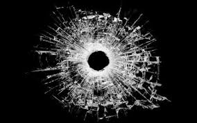 bullet hole in glass 1