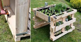 Ein Palettenhochbeet Fur Den Garten Ist Nicht Nur Praktisch Sondern Auch Optisch Ein Echter Hingucker W Garten Hochbeet Paletten Garten Paletten Ideen Garten