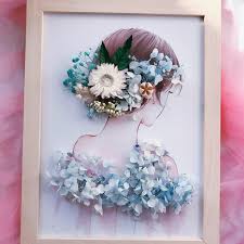 I just adore this flower wall from sarah belle, so perfect for instagram photos! Dried Flowers Dry Plant Diy 3d Photo Frame Handmade Craft Accessories Home Wall Decoration Artificial Dried Flowers Aliexpress