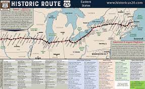 Us Highway 20 Map Plan Your Visit Across Historic Route 20 - The Historic Us Route 20  Association