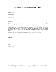 Compose each individual letter based on the reason for not accepting the position. Candidate Job Rejection Letter Templates At Allbusinesstemplates Com