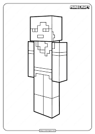 Try robotics and mechanics kits to build simulated hands, arms, robots and Printable Minecraft Alex Coloring Pages