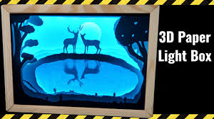 Download 3d Paper Cut Light Box Diy Youtube